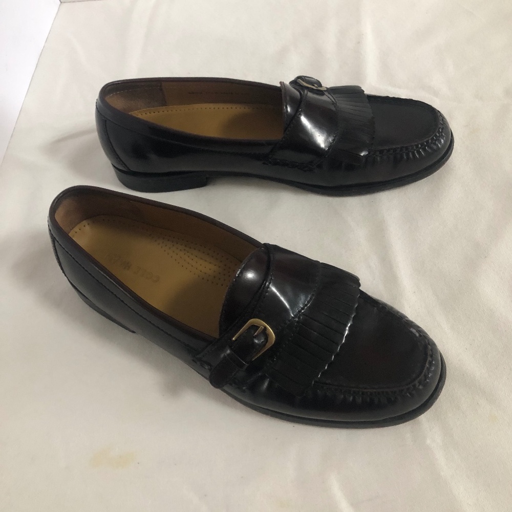 Cole Haan Burgundy Buckle Loafers - 5